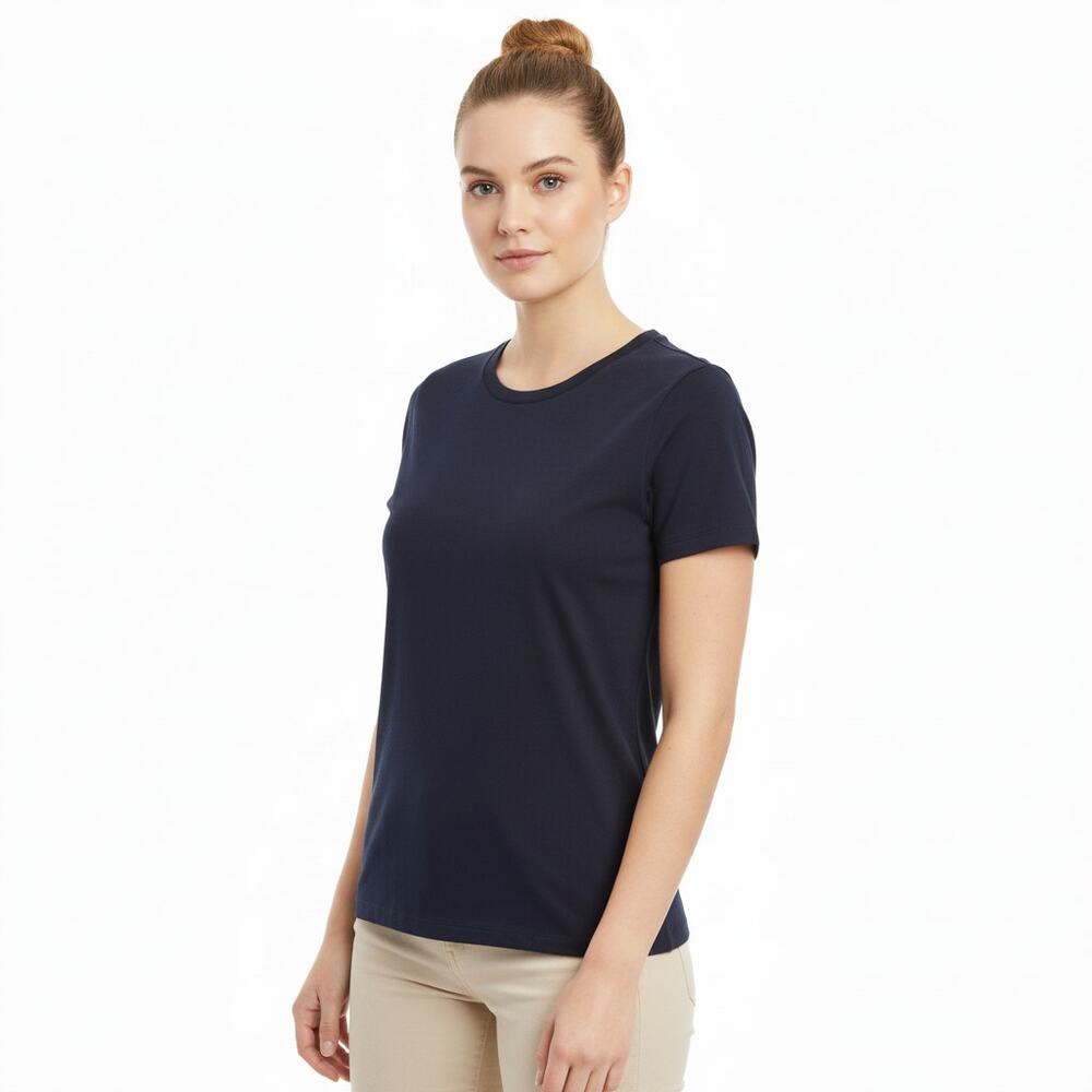 Vera Bradley Classic Navy Crew Neck Top, S
